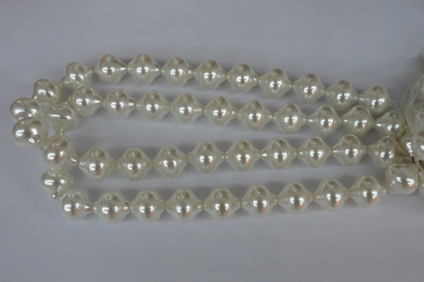 CSB175 15.5 inches 16*17mm lantern shape shell pearl beads