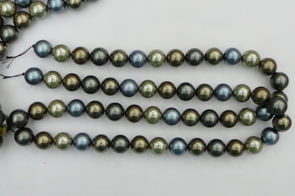 CSB384 15.5 inches 14mm round mixed color shell pearl beads