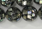 CSB4024 15.5 inches 12mm ball abalone shell beads wholesale
