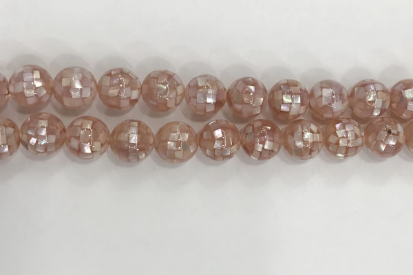 CSB4032 15.5 inches 14mm ball abalone shell beads wholesale
