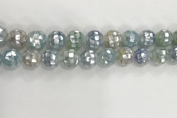 CSB4033 15.5 inches 14mm ball abalone shell beads wholesale