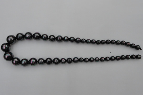 CSB404 15.5 inches 8mm - 16mm round shell pearl beads
