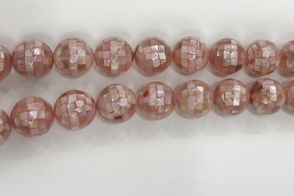 CSB4060 15.5 inches 20mm ball abalone shell beads wholesale