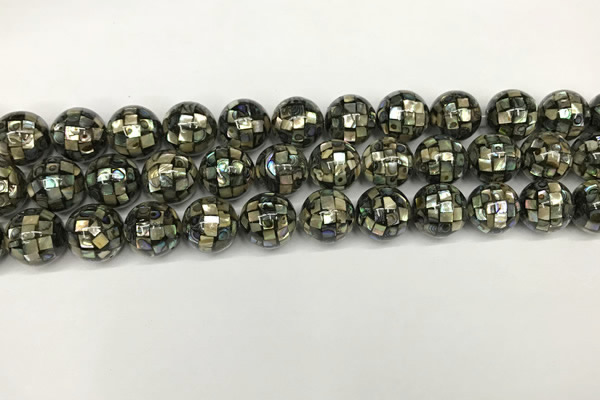CSB4100 15.5 inches 10mm ball abalone shell beads wholesale