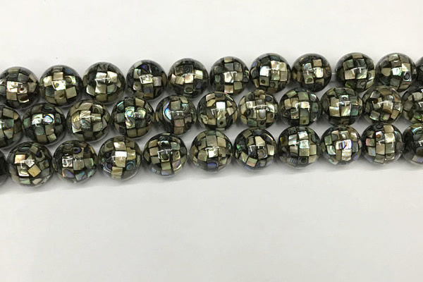 CSB4101 15.5 inches 12mm ball abalone shell beads wholesale