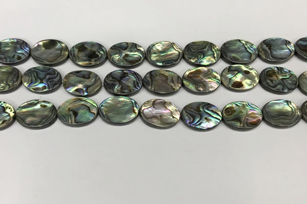 CSB4128 15.5 inches 12*16mm oval abalone shell beads wholesale