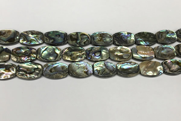 CSB4161 15.5 inches 12*16mm flat drum abalone shell beads wholesale