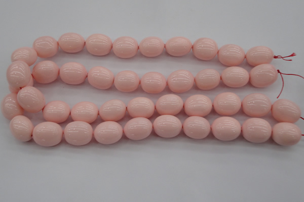 CSB676 15.5 inches 16*19mm oval shell pearl beads