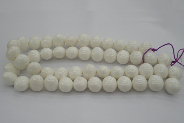 CSB710 15.5 inches 16*19mm oval shell pearl beads