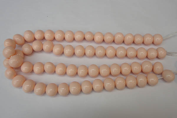 CSB810 15.5 inches 13*15mm oval shell pearl beads wholesale