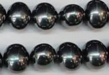 CSB816 15.5 inches 13*15mm oval shell pearl beads wholesale