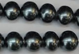 CSB817 15.5 inches 13*15mm oval shell pearl beads wholesale