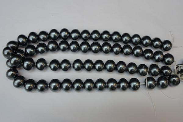 CSB817 15.5 inches 13*15mm oval shell pearl beads wholesale