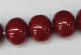 CSB835 15.5 inches 16*19mm oval shell pearl beads wholesale