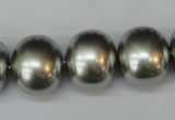 CSB836 15.5 inches 16*19mm oval shell pearl beads wholesale