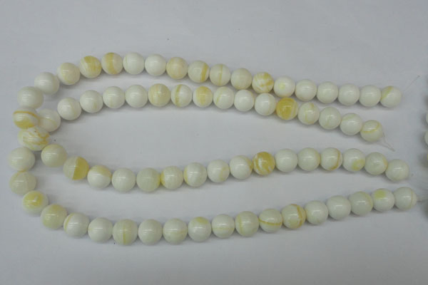 CSB954 15.5 inches 12mm round shell pearl beads wholesale