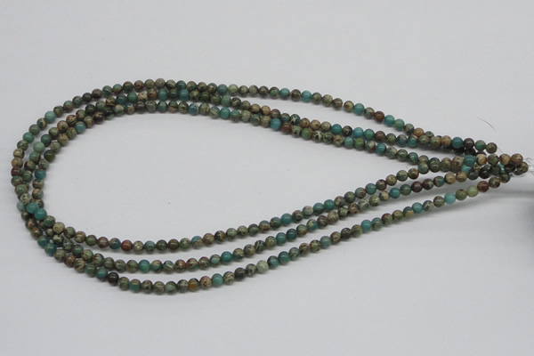 CSE5001 15.5 inches 4mm round natural sea sediment jasper beads