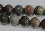 CSE5205 15.5 inches 14mm round sea sediment jasper beads wholesale