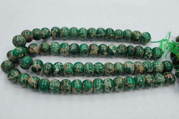 CSE61 15.5 inches 12*16mm rondelle dyed natural sea sediment jasper beads