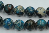 CSE62 15.5 inches 12mm round dyed natural sea sediment jasper beads