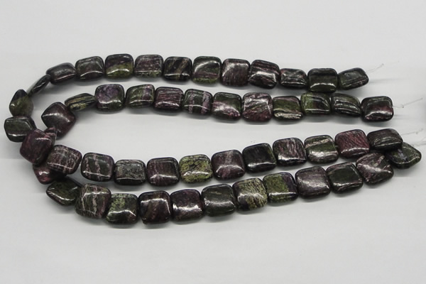 CSG58 15.5 inches 10*10mm square long spar gemstone beads wholesale