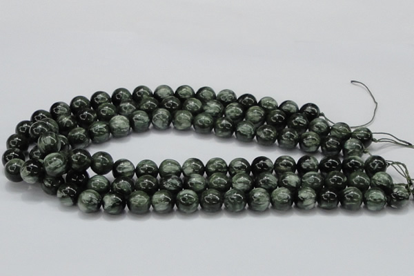 CSH03 15.5 inches 10mm round natural seraphinite gemstone beads