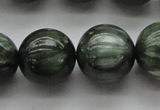 CSH203 15.5 inches 10mm round AA grade natural seraphinite beads