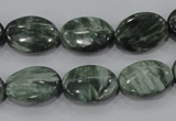 CSH50 15.5 inches 15*20mm oval natural seraphinite gemstone beads