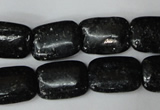 CSI114 15.5 inches 13*18mm rectangle silver scale stone beads