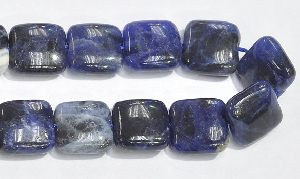 CSO06 15.5 inches 8mm square A grade sodalite beads wholesale