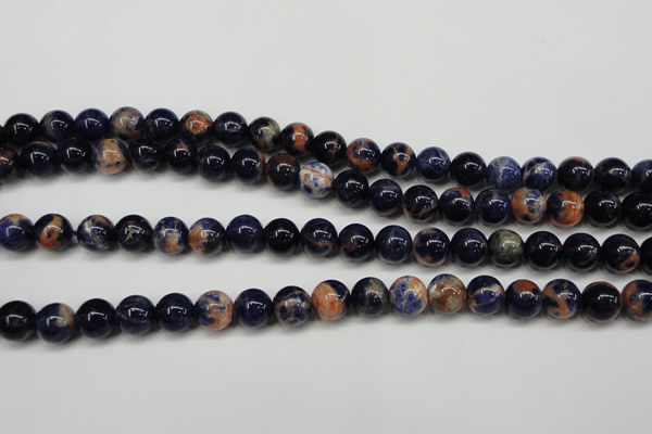 CSO262 15.5 inche 8mm round red sodalite gemstone beads wholesale