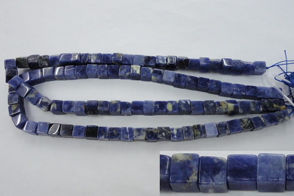 CSO351 15.5 inches 8*8mm cube natural sodalite gemstone beads