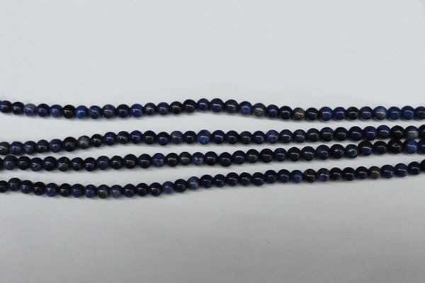 CSO400 15.5 inches 4mm round dyed sodalite gemstone beads