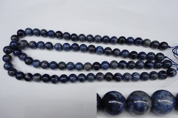CSO403 15.5 inches 10mm round dyed sodalite gemstone beads