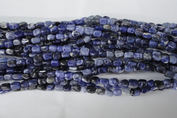 CSO55 15.5 inches 4*6mm nuggets sodalite gemstone beads