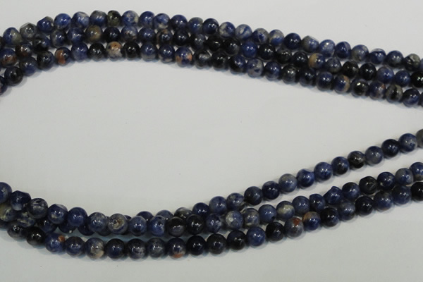 CSO61 15.5 inches 6mm round sodalite gemstone beads wholesale