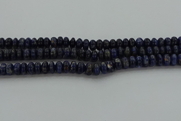 CSO653 15.5 inches 6*10mm rondelle sodalite gemstone beads