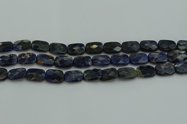 CSO737 15.5 inches 12*16mm faceted rectangle sodalite gemstone beads