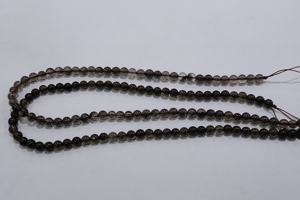CSQ100 15.5 inches 6mm round grade AA natural smoky quartz beads