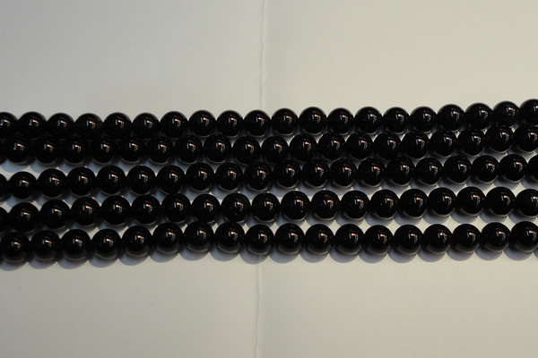 CSQ403 15.5 inches 10mm round black morion smoky quartz beads