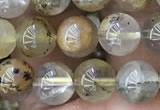 CSQ802 15.5 inches 8mm round scenic quartz beads wholesale