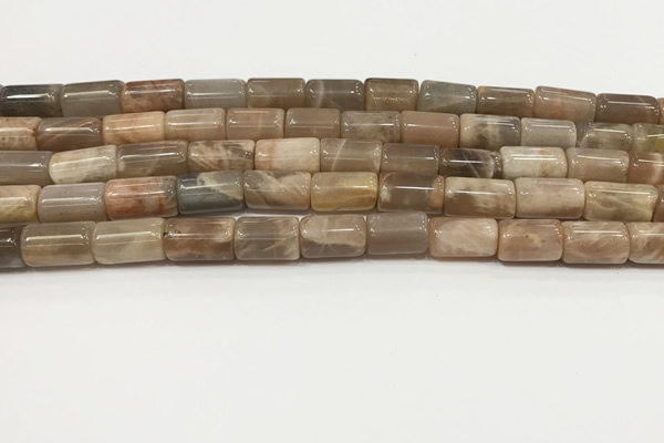 CSS400 15.5 inches 8*10mm - 8*13mm tube sunstone beads wholesale