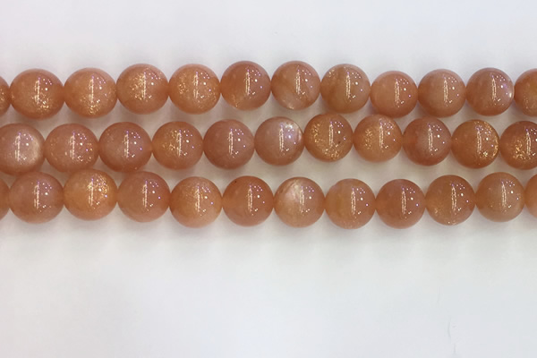 CSS711 15.5 inches 10mm round natural golden sunstone beads