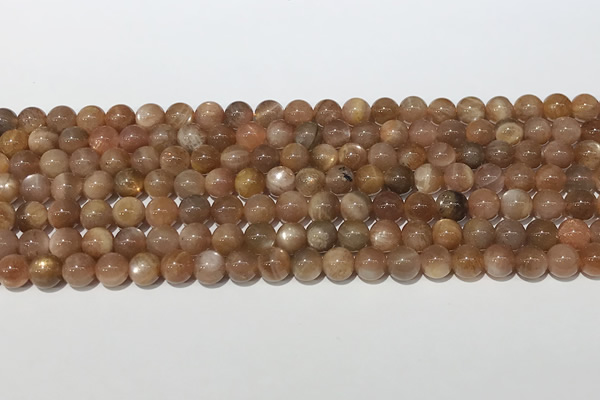 CSS784 15.5 inches 6mm round sunstone gemstone beads wholesale
