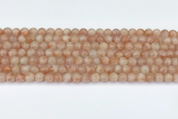 CSS790 15.5 inches 6mm round golden sunstone beads wholesale