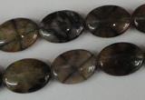 CST48 15.5 inches 13*18mm oval staurolite gemstone beads wholesale