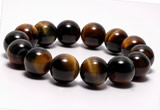 CTB05 7 inches 14mm round blue tiger eye stretch bracelet