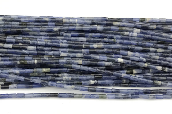 CTB1006 15 inches 2*4mm tube sodalite beads
