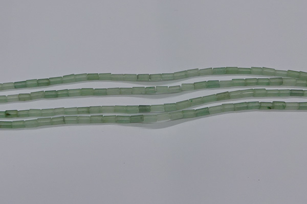 CTB302 15.5 inches 4*6mm tube green aventurine beads wholesale