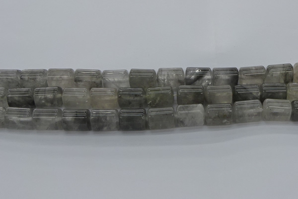 CTB503 15.5 inches 10*13mm triangle cloudy quartz beads wholesale